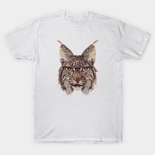 The Lynxcellent Scholar: Wisdom in Specs T-Shirt